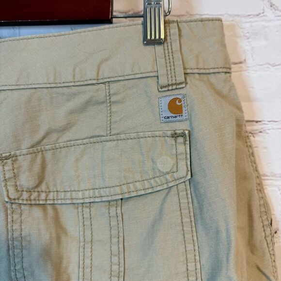 Carhartt Beige Original Fit Shorts size 14 - Picture 4 of 6